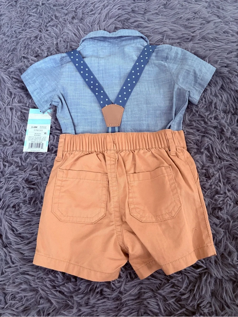 NWT Cat & Jack summer outfits size 3-6 mo baby boy (2 sets)